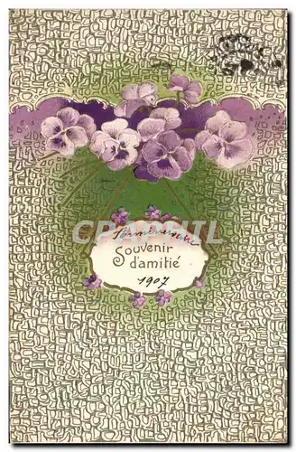 Cartes postales Fantaisie Fleurs