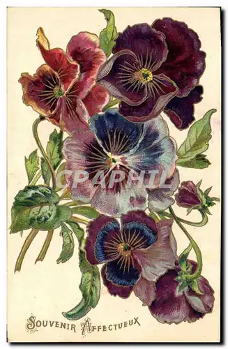 Cartes postales Fantaisie Fleurs