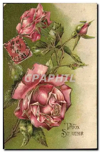 Cartes postales Fantaisie Fleurs