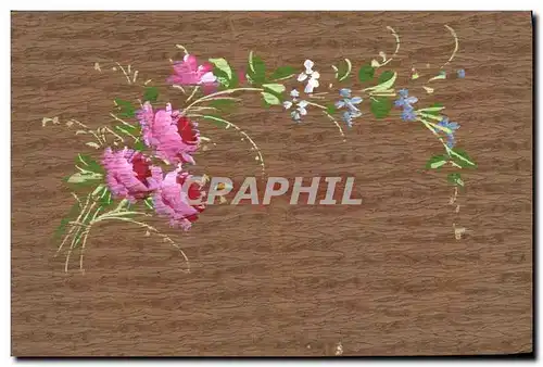 Cartes postales Fantaisie Fleurs