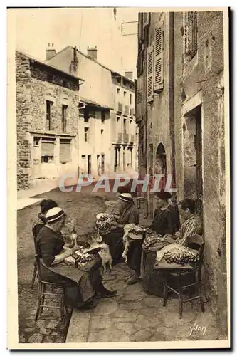 Ansichtskarte AK Dentelle Dentelliere Le Puy Groupe de dentellieres