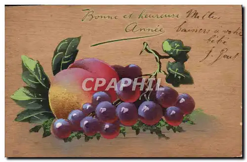 Cartes postales Fantaisie Nature morte (carte en bois)
