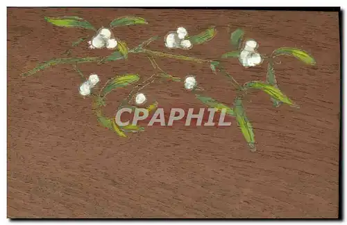 Cartes postales Fantaisie Fleurs (carte en bois)