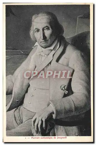 Cartes postales Portrait authentique de Jacquard