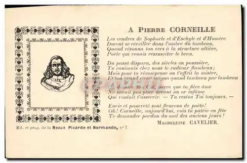 Cartes postales Pierre Corneille