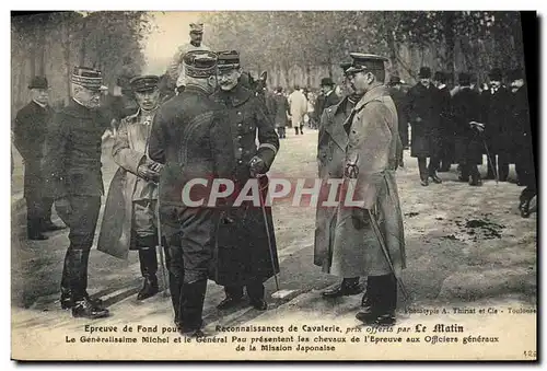 Ansichtskarte AK Cheval Equitation Hippisme Epreuve de fond pour Reconnaissances de cavalerie Le Matin Le General