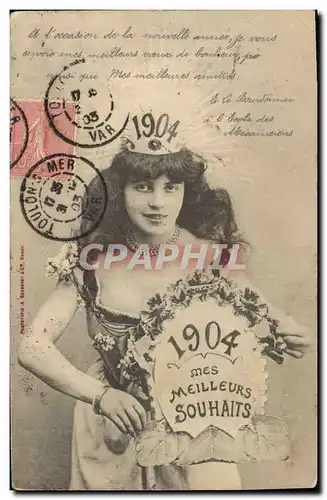 Cartes postales Fantaisie Femme Annee 1904