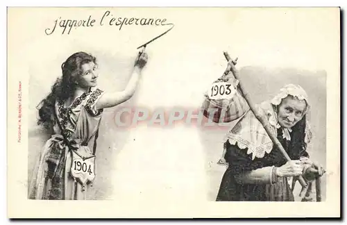 Cartes postales Fantaisie Femme Annee 1903 1904