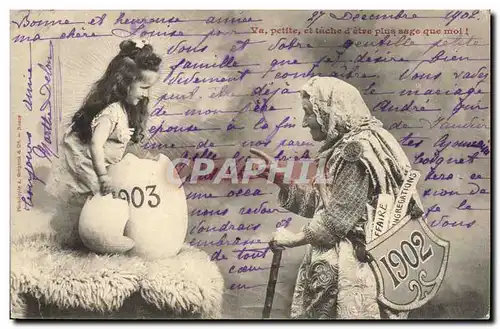 Cartes postales Fantaisie Enfant Annee 1903