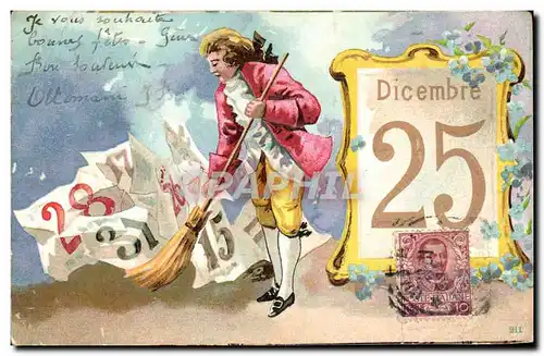 Cartes postales Fantaisie Calendrier