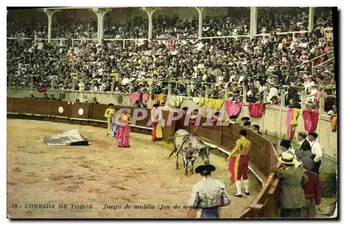 Cartes postales Corrida Course de taureaux Juego de muleta
