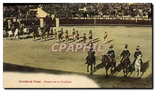 Ansichtskarte AK Corrida Course de taureaux Despejo de las cuadrillas