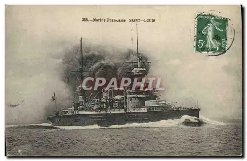 Cartes postales Bateau de Guerre Saint Louis