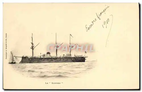 Cartes postales Bateau de Guerre Le Suffren