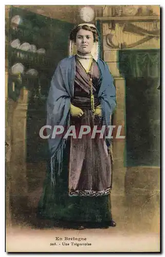 Cartes postales Folklore Bretagne Une Tregorroise