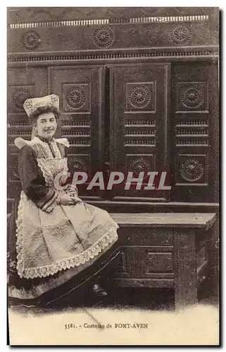 Cartes postales Folklore Costume de Pont Aven