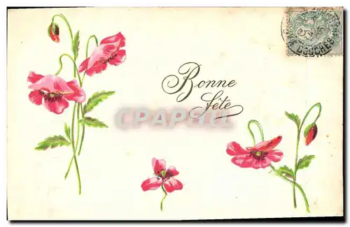 Cartes postales Fantaisie Fleurs