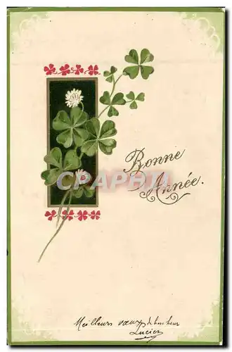 Cartes postales Fantaisie Fleurs Trefles