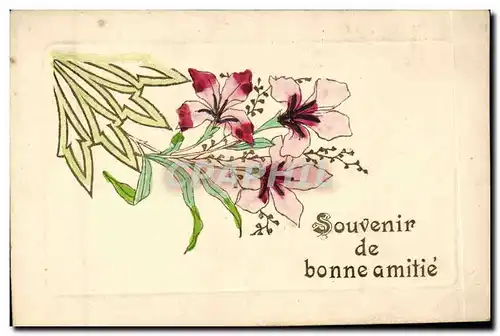 Cartes postales Fantaisie Fleurs