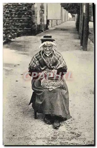 Ansichtskarte AK Dentelle Dentelliere du Velay petit chapeau Haute Loire