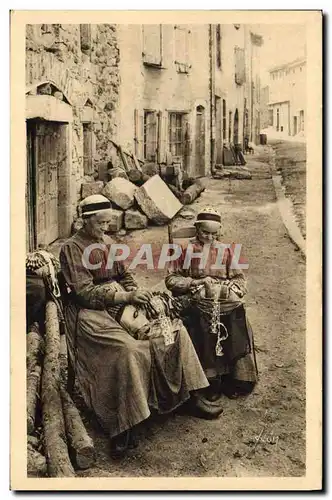 Cartes postales Dentelle Dentelliere Le Puy Dentellieres de la ville