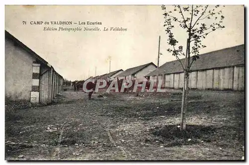 Cartes postales Cheval Equitation Hippisme Camp du Valdhon Les ecuries Militaria Valdahon