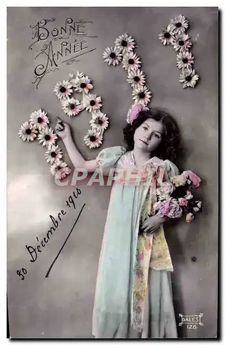 Ansichtskarte AK Fantaisie Fleurs Annee 1911 Enfant