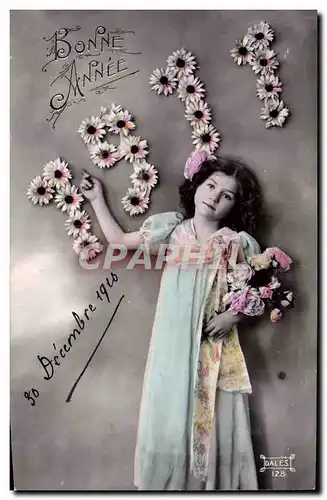 Cartes postales Fantaisie Fleurs Annee 1911 Enfant