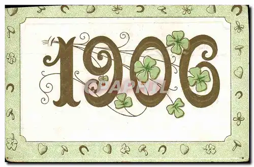 Cartes postales Fantaisie Fleurs Annee 1906
