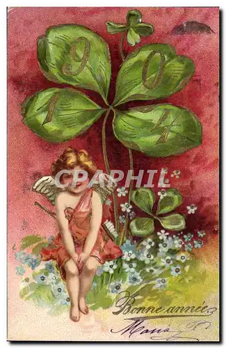 Cartes postales Fantaisie Fleurs Annee 1904 Enfant