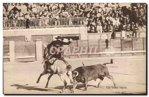 Ansichtskarte AK Corrida Course de taureaux Un buen rejon