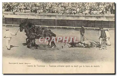 Cartes postales Corrida Course de taureaux Una buena vara recargando