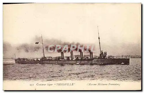 Cartes postales Bateau de Guerre Croiseur leger Thionville