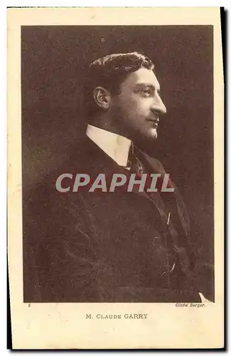 Moderne Karte Cinema Claude Garry