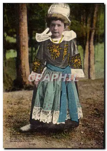 Cartes postales Folklore Enfant Bretagne