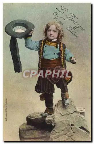 Cartes postales Folklore Bretagne Enfant