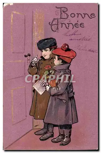 Cartes postales Fantaisie Enfants Bonne annee