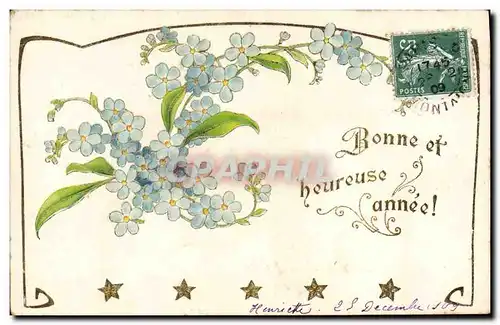 Cartes postales Fantaisie Fleurs