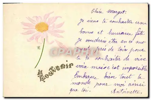 Cartes postales Fantaisie Fleurs