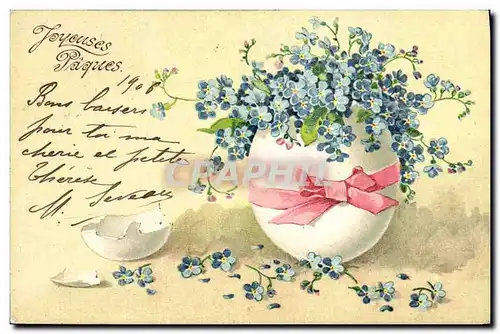 Cartes postales Fantaisie Fleurs