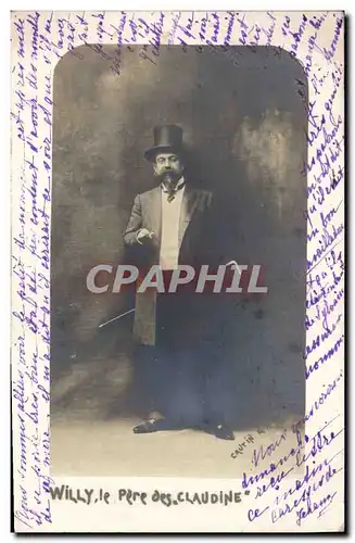 Cartes postales Willy Le pere des Claudine