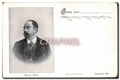 Ansichtskarte AK Emile Zola