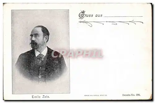 Cartes postales Emile Zola