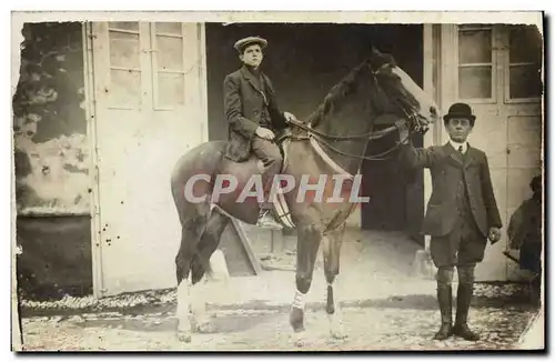 CARTE PHOTO Cheval Hippisme Equitation
