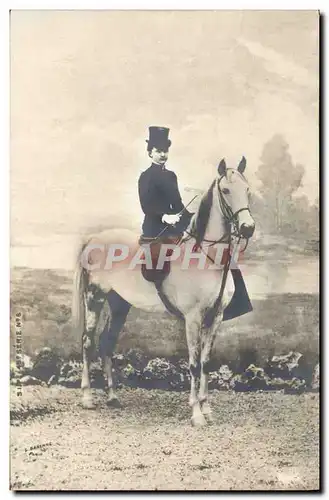 CARTE PHOTO Cheval Hippisme Equitation