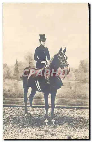 CARTE PHOTO Cheval Hippisme Equitation