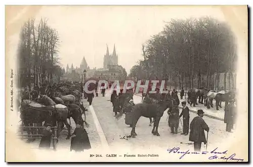 Ansichtskarte AK Cheval Hippisme Equitation Caen Fosses Saint-Julien