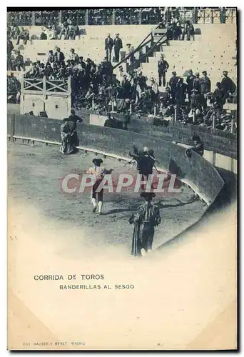 Cartes postales Corrida Course de taureaux Banderillas al Sesgo