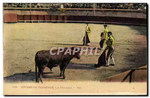 Cartes postales Corrida Course de taureaux La Muleta