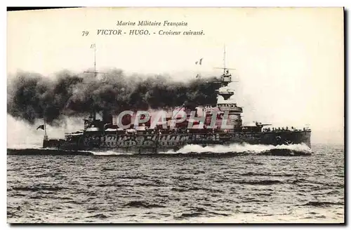 Cartes postales Bateau de Guerre Victor Hugo Croiseur Cuirasse